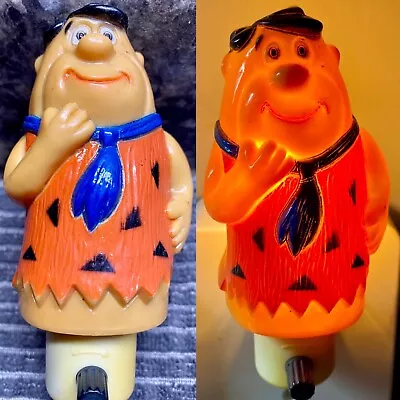 Vintage Fred Flintstone Hanna Barbera Night Light Tested & Works Well! • $14.95