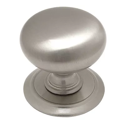 Cosmas Cabinet Hardware Satin Nickel Backplate Cabinet Knobs #6542SN • $2.41