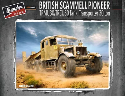 Thunder 1/35 Scammell Pioneer TRMU30/TRCU30 30 Ton Tank Transporter Model Kit • £64.95