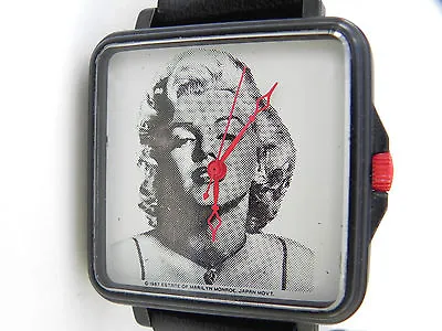 1981 Marilyn Monroe Watch Roger Richman Agency Beverly Hills Model MW 101 -Runs • $47.50