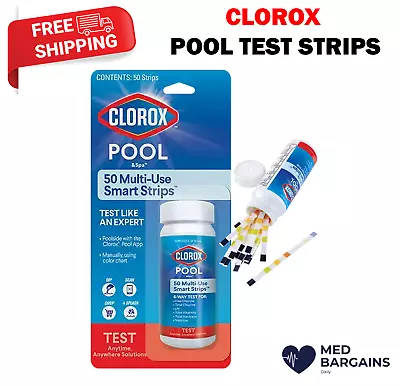 CLOROX Pool & Spa My Pool Care Assistant 50 Multi-Use Test Strips • $17.95