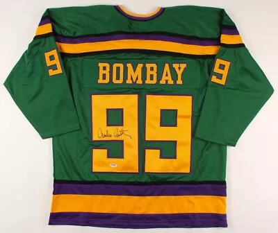 Emilio Estevez SIGNED #99 Anaheim “Mighty Ducks” XL Jersey W/PSA Hologram • $189