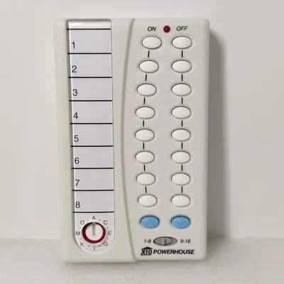 X-10 Powerhouse Home Automation Remote Control Palm Pad Wireless Model HR12A • $9.99