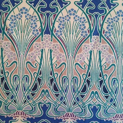 Liberty Blue Ianthe Lawn Cotton Fabric Per 50cm Dressmaking • £12