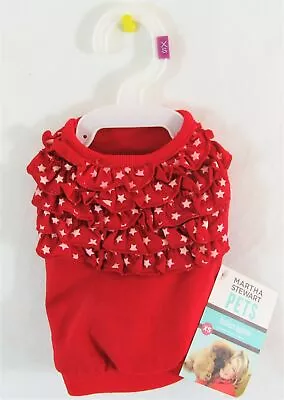 Martha Stewart Pets Ruffle Star Tank - XS • $19.99