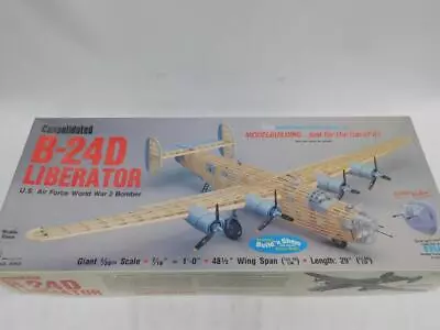Guillows WWII US Bomber Consolidated B-24D Liberator Balsa Wood Model Kit • $99.99