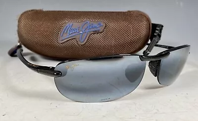 Maui Jim  Men’s MJ-405-02 64-17-130  Sunglasses And Hard Case • $45