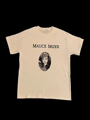 Vtg Malice Mizer Star Heavy Cotton White All Size Unisex Shirt MM1005 • $18.04