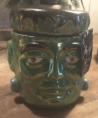 Martha Stewart Frankenstein Soy Candle Ceramic Frankenstein Halloween • $29.95