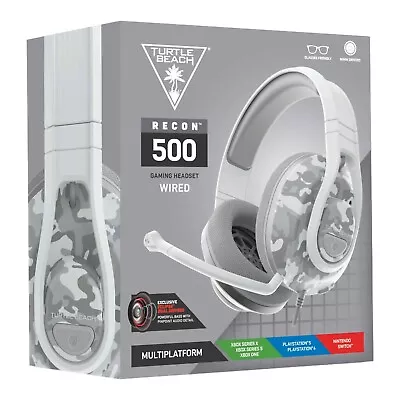 Turtle Beach Recon 500 Arctic Camo Gaming Headset For PlayStation Xbox Nintendo • $55.21