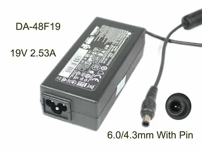 LG GENUINE 19V 2.53A AC-DC Adapter  DA-48F19 TV MONITOR POWER SUPPLY LEAD #1C • £9.88