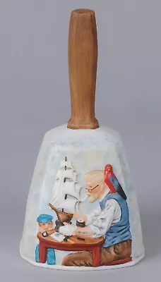 1982 Vintage Norman Rockwell Bell  For A Good Boy  Sailboat Museum Collection • $5.99