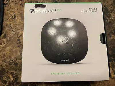 $94.88 • Buy Ecobee3 Lite Wifi Smart Thermostat, Black