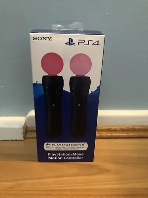 2 X Genuine Sony Playstation Move Motion Sensor Wireless Controller PS4 PSVR • $149.99