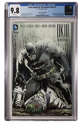 Dark Knight III: The Master Race #1 Lange's Sports CGC NM/MT 9.8 WP 4236541001 • $65