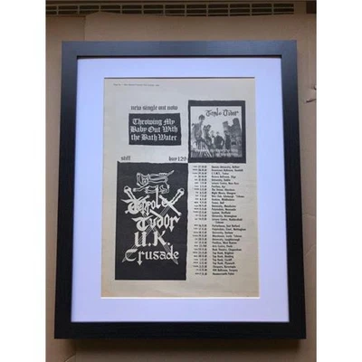 £65 • Buy TENPOLE TUDOR UK CRUSADE (FRAMED) POSTER SIZED Original Music Press Advert From 