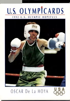1992 Impel Olympicards: 1992 U.S. Olympic Hopefuls #23 Oscar De La Hoya • $1.29