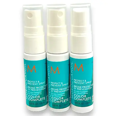 Moroccanoil Protects & Prevent Spray For Color-Treated Hair 0.67oz.; LOT OF 3 • $11.75