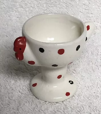 Vtg Rooster Polka Dot Egg Cup-JAPAN • $5.50