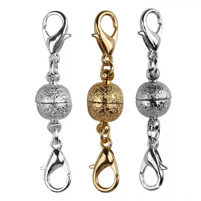 £2.94 • Buy Magnetic Extender Lobster Clasp Hooks For DIY Fastener Making Necklace Jewelry