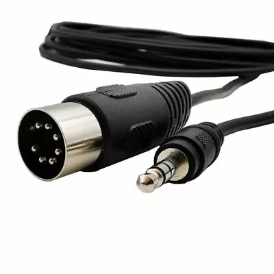 3.5mm Stereo Jack Audio Cable Cord To Din 7 Pin MIDI Male Plug TV Computer Phone • $2.69