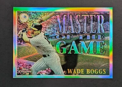 Wade Boggs 1996 Topps Chrome Master Of The Game #MG11 Refractor • $7