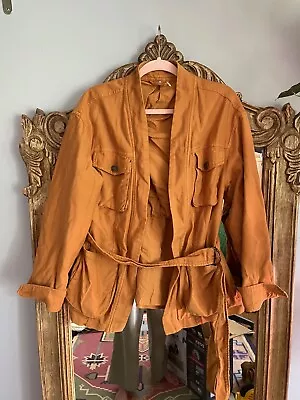 Free People XS Marigold Orange Jacket New • $35
