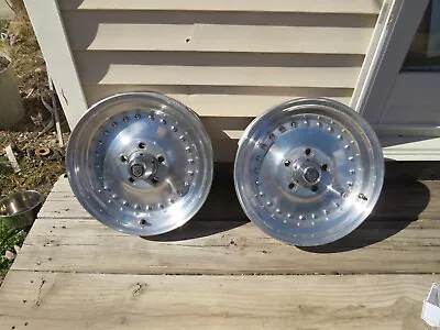 Centerline Auto Drags 15x3.5 Skinny Front Runners Ford Mopar Drag Race 5x4.5 • $499.99