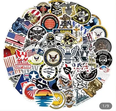 20 PCS U.S. Military Navy Serviceperson Veteran Stickers BRAND NEW • $5.25