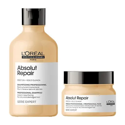 L'Oréal Professionnel Absolut Repair Shampoo & Mask Dry Damaged Hair... • £65.88