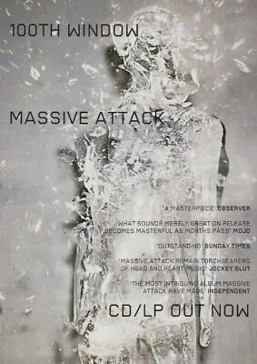 Massive Attack - 100th Window - Full Size Magazine Advert • £5.99