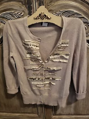 J.Crew Ribbon Cardigan RARE Small • $19