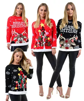 New Unisex Men Women Xmas Christmas Novelty Jumper Sweater  • £15.99