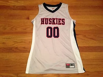 Nike Team University Of Connecticut UCONN Huskies Basketball Jersey Gray 350825 • $9.62