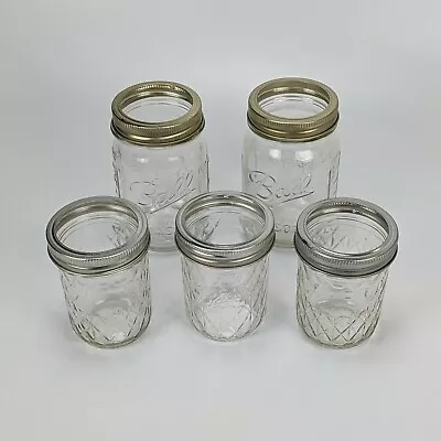 Ball Mason Jar Lot - No Lids - Vintage Small 4  5  12oz  • $16.95