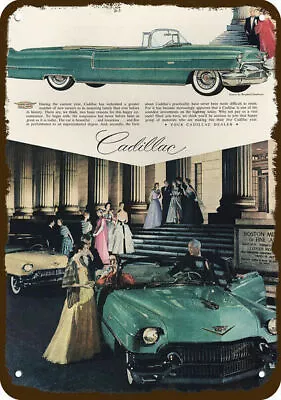 1956 CADILLAC ELDORADO CONVERTIBLE CAR Vintage Look DECORATIVE METAL SIGN - MUSE • $24.99