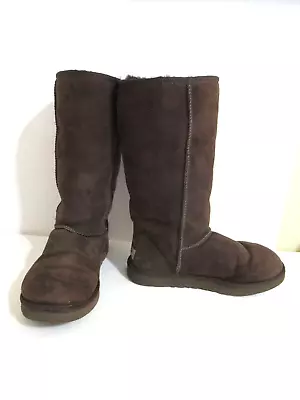 UGG Australia Classic Tall Brown Boots Womens US Size 7 • $29.99