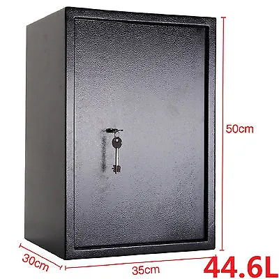 £69.95 • Buy Large Strong Steel Safe Key High Security Home Office Money Cash Safety Box