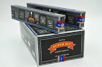 Satya Nag Champa SUPER HIT Dhoop Incense Sticks Agarbatti 12 Pack 15 Gms. • $13.99