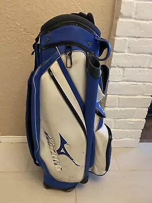 Mizuno Mens Golf Cart Bag. 14 Dividers. Blue & White 12 Pockets • $64.95