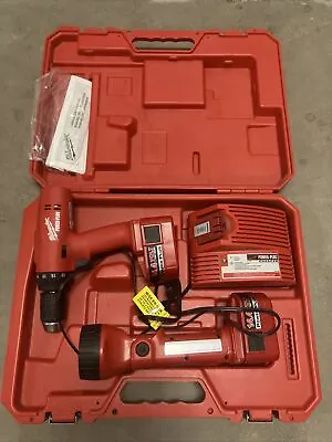 Milwaukee Power-Plus Drill With Case  Work Light And Charger 14.4v • $59.99