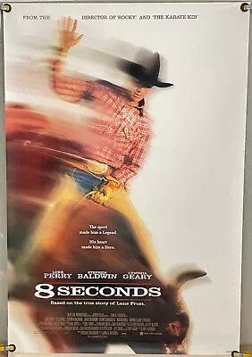 8 Seconds Ds Rolled Original One Sheet Movie Poster Luke Perry (1994) • $60