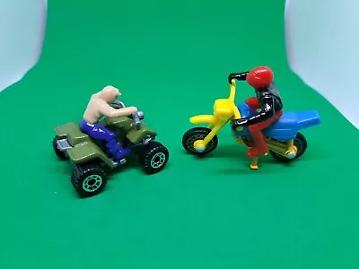 Matchbox #93 Dirt Bike W/ Rider & Superfast 4 Wheeler W/ Rider • $6.68