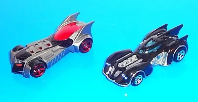 Matchbox & Hot Wheels Lot Of 2 Loose Vehicles Batmobile Gray & Black • $3.60