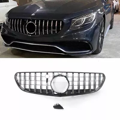 Chrome GT Style Grille For Mercedes Benz W217 S Coupe Class S550 2015-2017 • $259.99