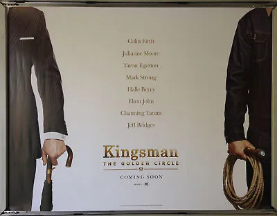 Cinema Poster: KINGSMAN THE GOLDEN CIRCLE 2017 (Advance Quad) Colin Firth • £12.95