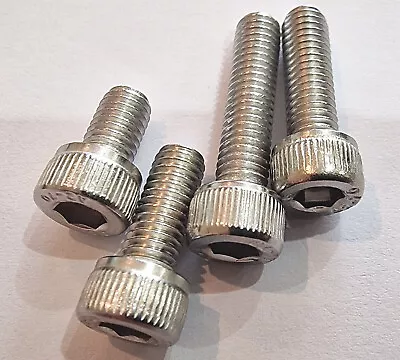 M2 M3 M4 M5 M6 Stainless Steel Allen Bolt Socket Cap Screws Hex Head Din 912 • £3.15