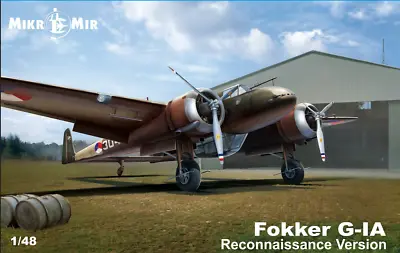 MikroMir Models 1/48 FOKKER G-1A Dutch WWII Reconnaissance Fighter • $59.99