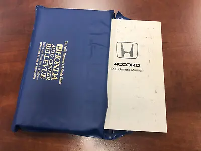 1992 Honda Accord Owners Manual Booklet OEM • $15