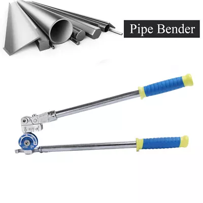 3/8  Tubing Bender Manual Pipe Tube Roller Industrial 180 Degree Non-slip Handle • $43.70